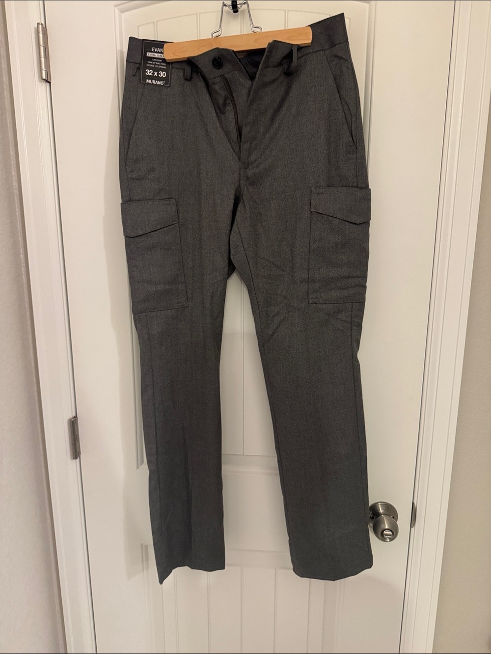 Murano Gray Cargo Dress Pants